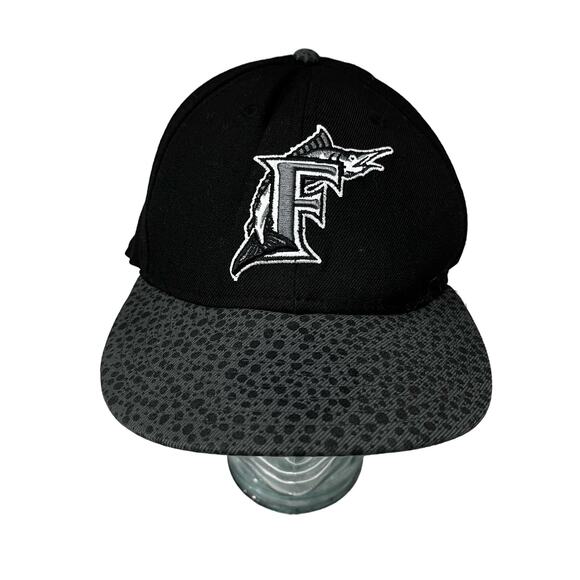 MLB New Era Miami Marlins Fitted 8 Baseball Hat - Picture 1 of 6